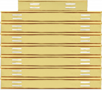 3/8" Commendation Bar Slide Holder for 23 Bars