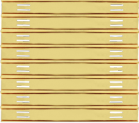 5/16" Commendation Bar Slide Holder for 24 Bars