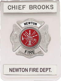 Clearview Pocket Clip with Two Namebars