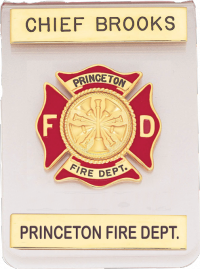 Clearview Pocket Clip With Two Karat Klad Namebars