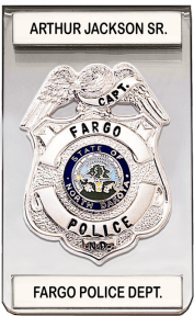 Clearview Pocket Badge Clip With Two Namebars