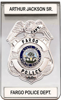 Clearview Pocket Badge Clip With Two Namebars