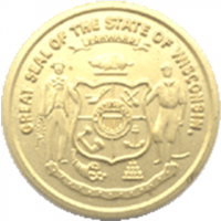Plain Wisconsin State Seal