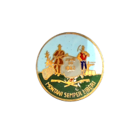 West Virginia State Seal with no Rim