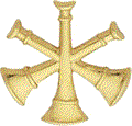Three Crossed Horn Insignia C119-S