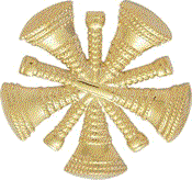 Five Crossed Horn Insignia C121-L