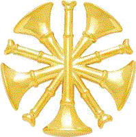 Five Crossed Horn Insignia C121-XL