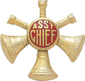 Three Crossed Horn Insignia  C124