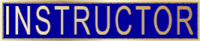 Instructor commendation bar C584INS
