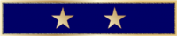 Commendation bar with single star C707A
