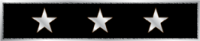 Commendation bar with three stars C707B