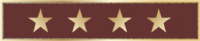 Commendation bar with four stars C707C