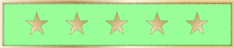 Commendation bar with five stars C707D