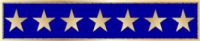 Commendation bar with seven stars C707F