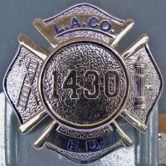 CoLAFD Firefighter Cap Badge Style # F141