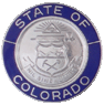 State of Colorado Blue Border Insignia
