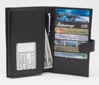 Ladies Hidden Badge and Checkbook Wallet DK-092