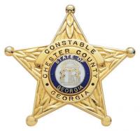 Five Point Star Ball Tipped badge E106-A