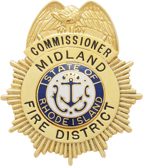 Sunburst Eagle Topped Badge E-117