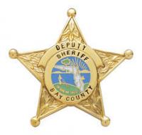 Five Point Star Ball Tipped badge E3010