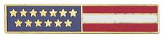 American Flag Commendation Bar E5006