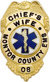 Eagle Topped Family Badge FB12