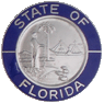 State of Florida Blue Border Insignia