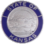 State of Kansas Blue Border Insignia