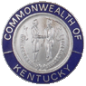 Commonwealth Kentucky Blue Border Insignia