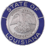 State of Louisiana Blue Border Insignia