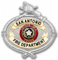 Fire Helmet Topped Badge M114