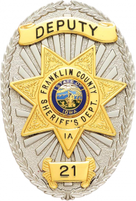 Oval badge with star M260B