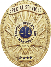 Oval badge with star badge M261H