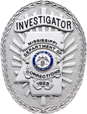 Oval badge with State of Mississippi M261MS