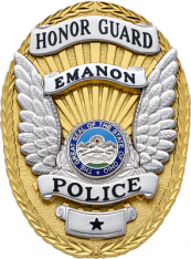 Oval badge with wing M261W