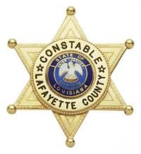 Six Point Star Ball Tipped Badge M-376