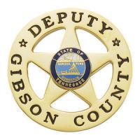 Five Point Star Badge on Round Disk M-724