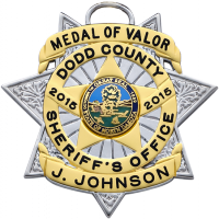 Seven point star medal MD115