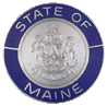 State of Maine Blue Border Insignia