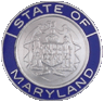 State of Maryland Blue Border Insignia