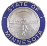 State of Minnesota Blue Border Insignia