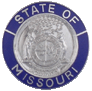 State of Missouri Blue Border Insignia