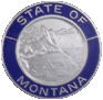 State of Montana Blue Border Insignia
