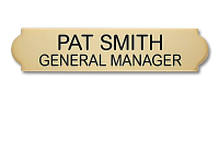 Name Plate NP400hr - 2-3/4" w x 5/8" h