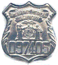 New York State EMT Shield Badge Style # NYSEMT