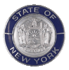 State of New York Blue Border Insignia