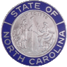 State of North Carolina Blue Border Insignia