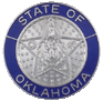 State of Oklahoma Blue Border Insignia