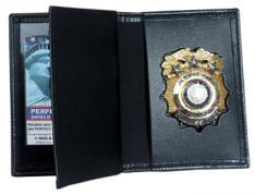 Thin Line Book Style Case with Double ID Style # 1004A