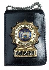 Around the Neck Recessed Badge Holder Style 114